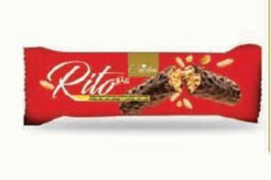 Picture of COV-B-1222 Rito - peanut with caramel and crispy coated with chocolate