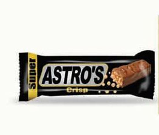 Picture of COV-B-1180 Super Astro's Crisp - Crisped rice in caramel coated  chocolate flavor 