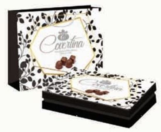 Picture of  COV-K-160 Covertina Gift Box - Assorted chocolate (white , Dark , Milk , Hazelnut ) 