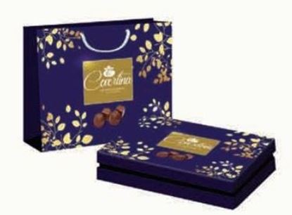 Picture of  COV-K-160 Covertina Gift Box - Assorted chocolate (white , Dark , Milk , Hazelnut ) 