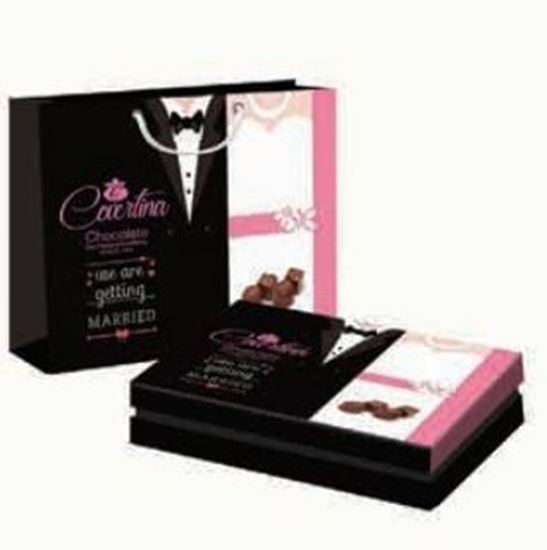 Picture of  COV-K-160 Covertina Gift Box - Assorted chocolate (white , Dark , Milk , Hazelnut ) 