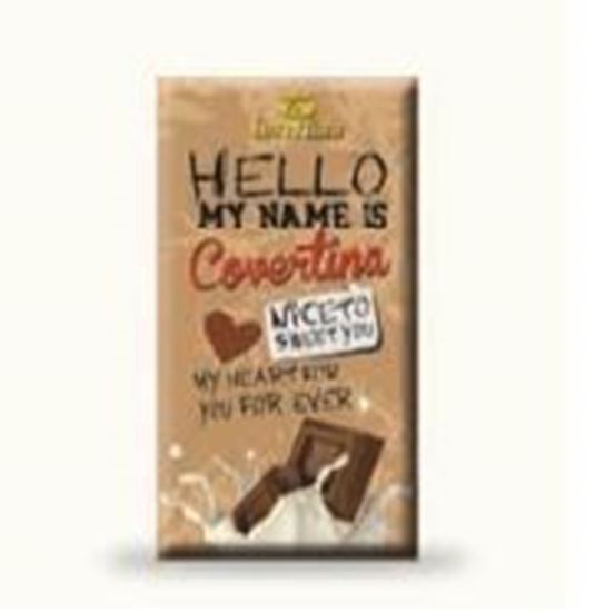 Picture of COV-T-2005- Hello- Milk chocolate